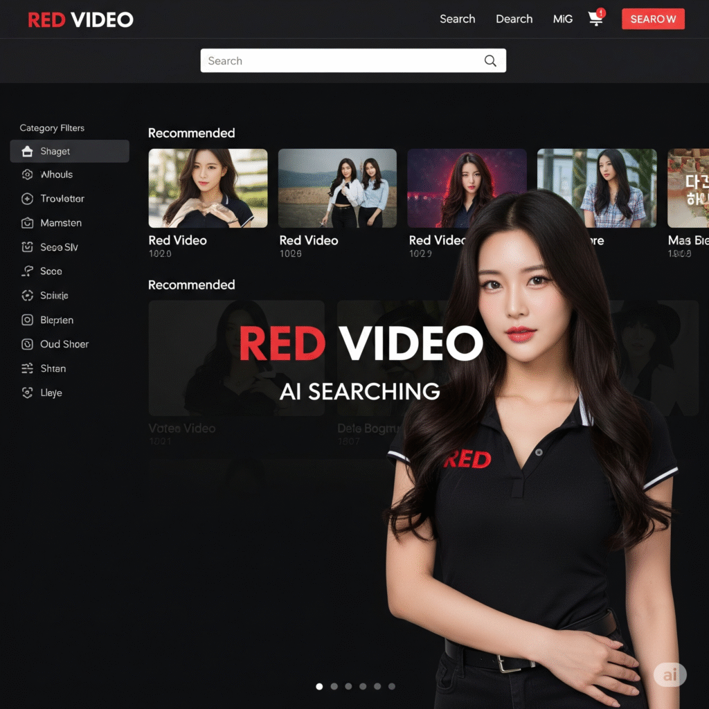빨간비디오 AI 검색 인터페이스 빨간비디오 AI 검색 인터페이스