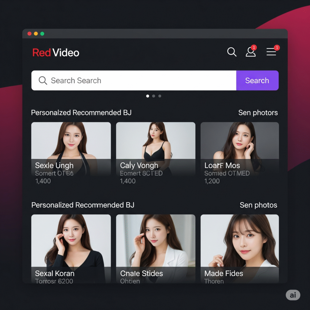 특정 BJ의 전용 페이지로, 프로필, 최신 콘텐츠, 팬 커뮤니티 기능이 포함된 화면 특정 BJ의 전용 페이지로, 프로필, 최신 콘텐츠, 팬 커뮤니티 기능이 포함된 화면