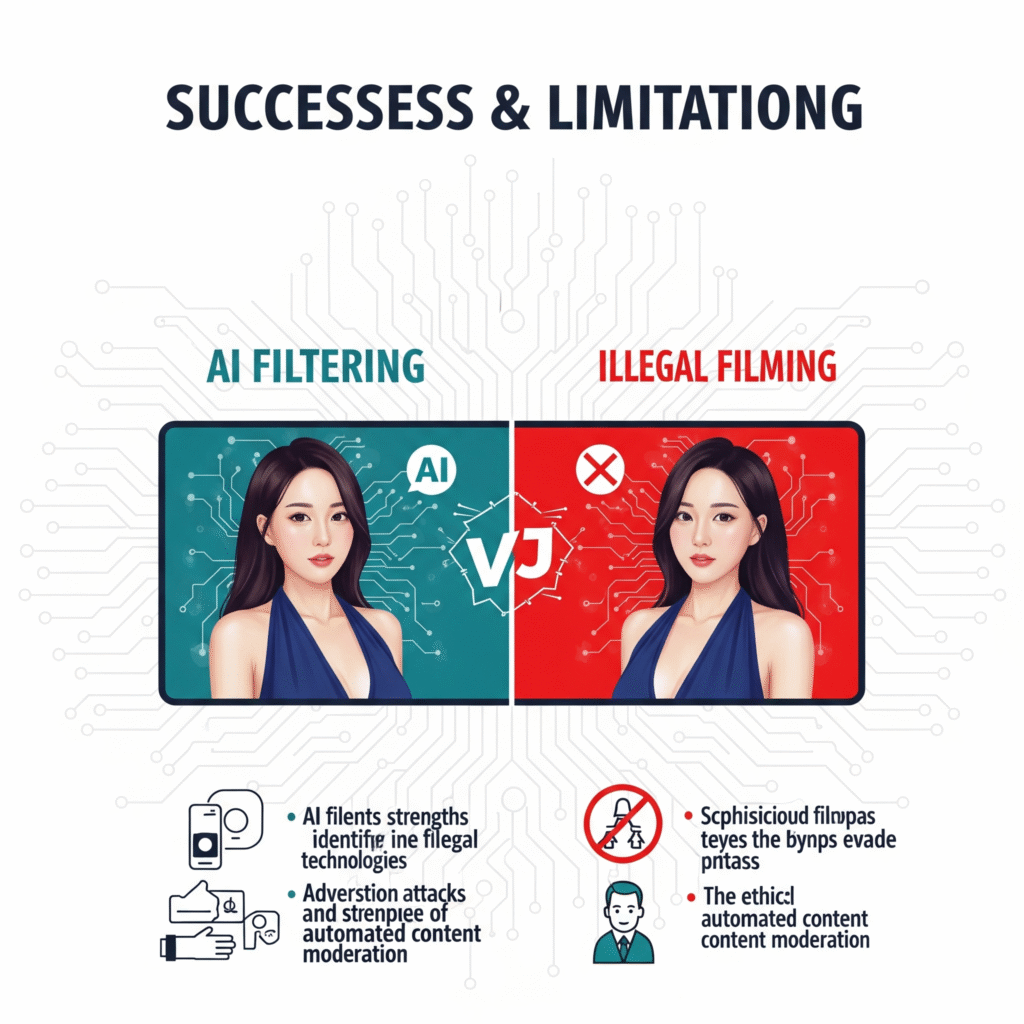 AI 필터링 한계 인포그래픽 AI 필터링 한계 인포그래픽