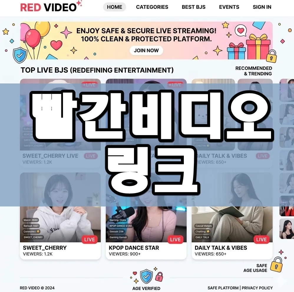 빨간비디오 링크 표지