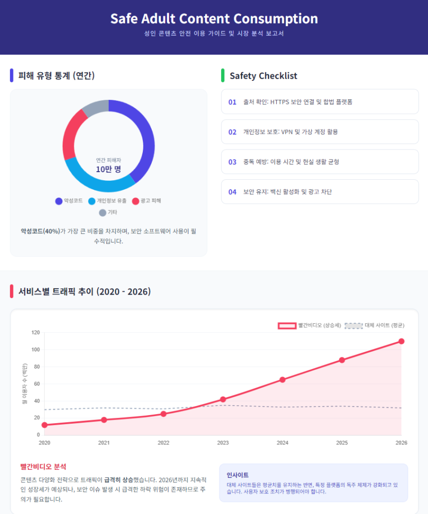 성인 콘텐츠 안전 이용 가이드 및 시장 분석 보고서