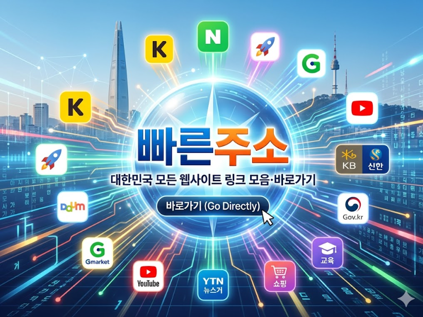빠른주소 | 대한민국 모든 웹사이트 링크 모음·바로가기